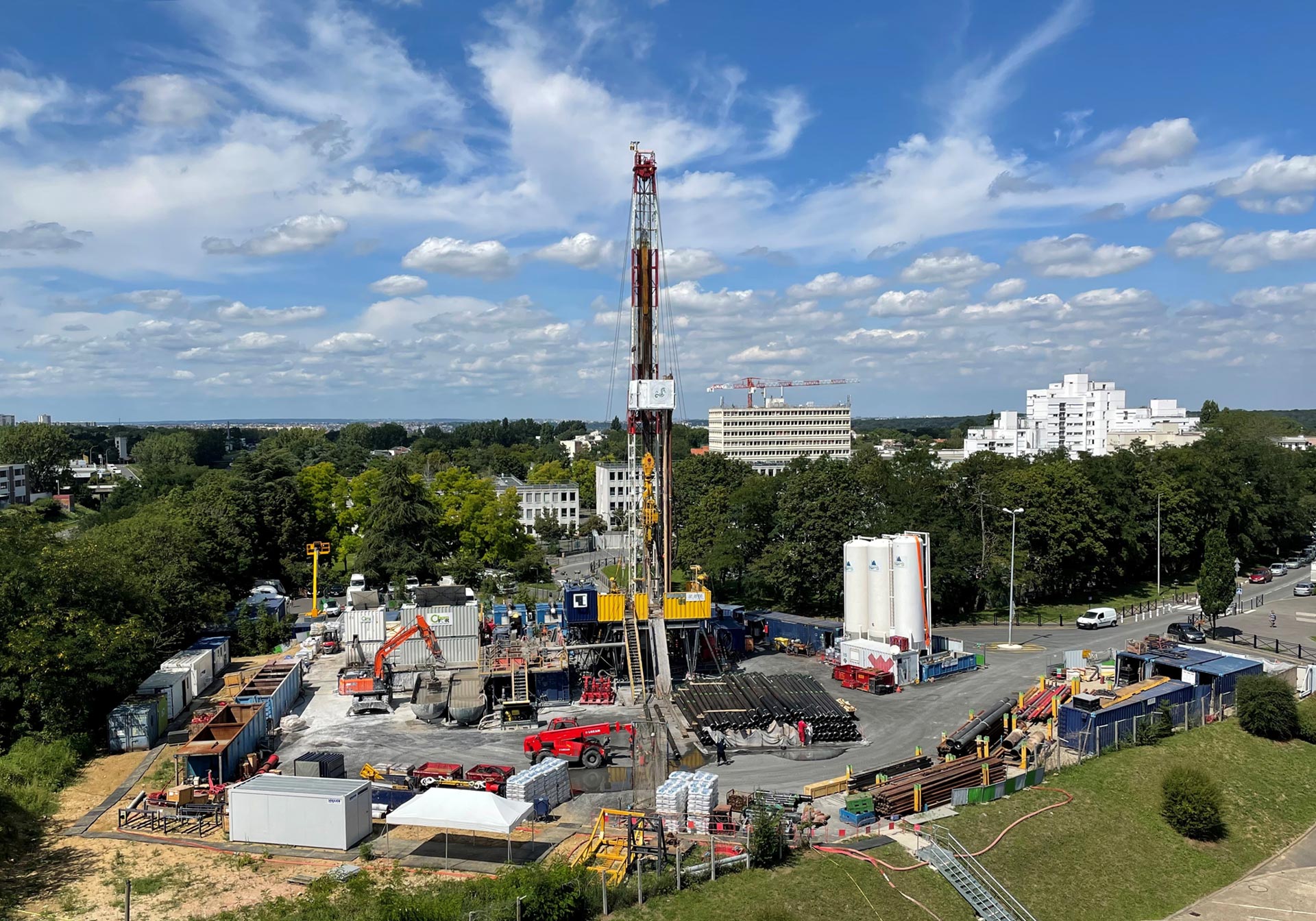 Géothermie  mission accomplie pour Arverne Drilling au service de