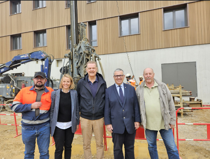 Visite chantier St Vit